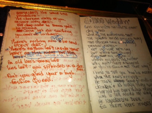 Graham Parsons notebooks