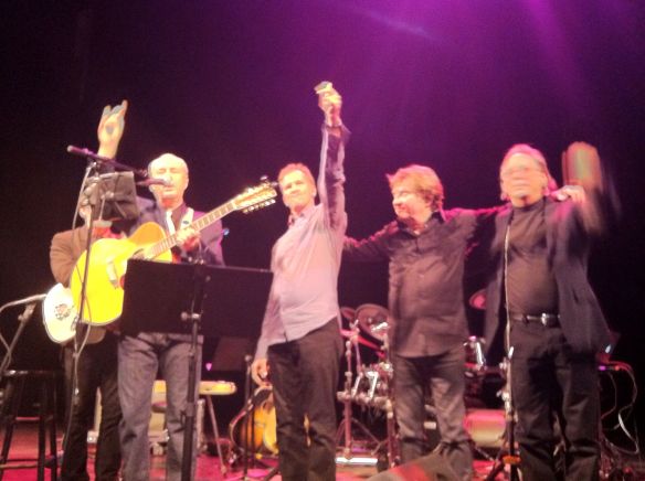 Chris Scruggs (almost off camera), Mike Nesmith, Boh Cooper, Paul Leim, and Joe Chemay