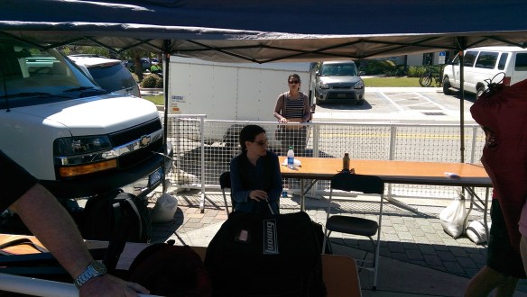 Conrad Oberg waiting during Jarekus Simpson set